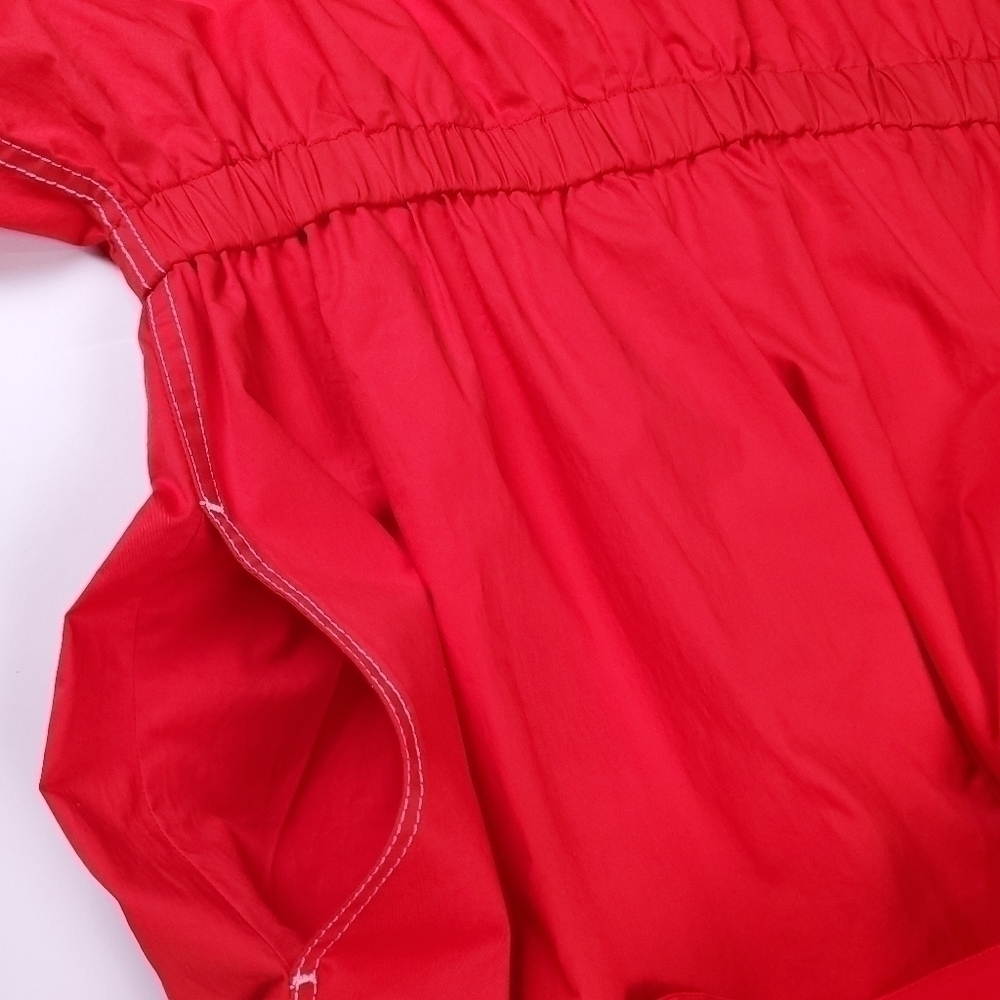 New Jason Wu Red Tie Front Pocketed Dress Sz 4 - Picture 11 of 16